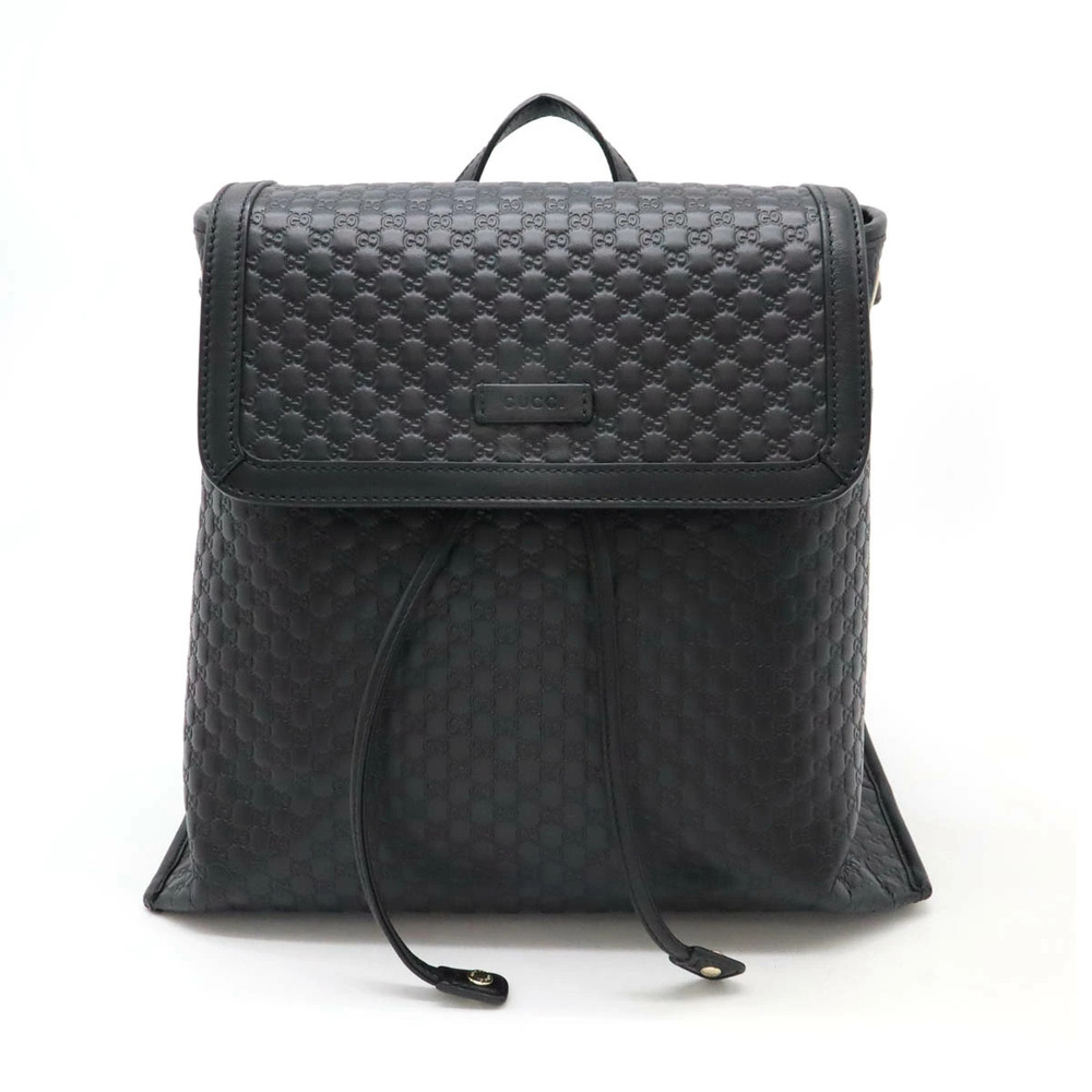 Gucci Microguccissima Backpack Leather Black